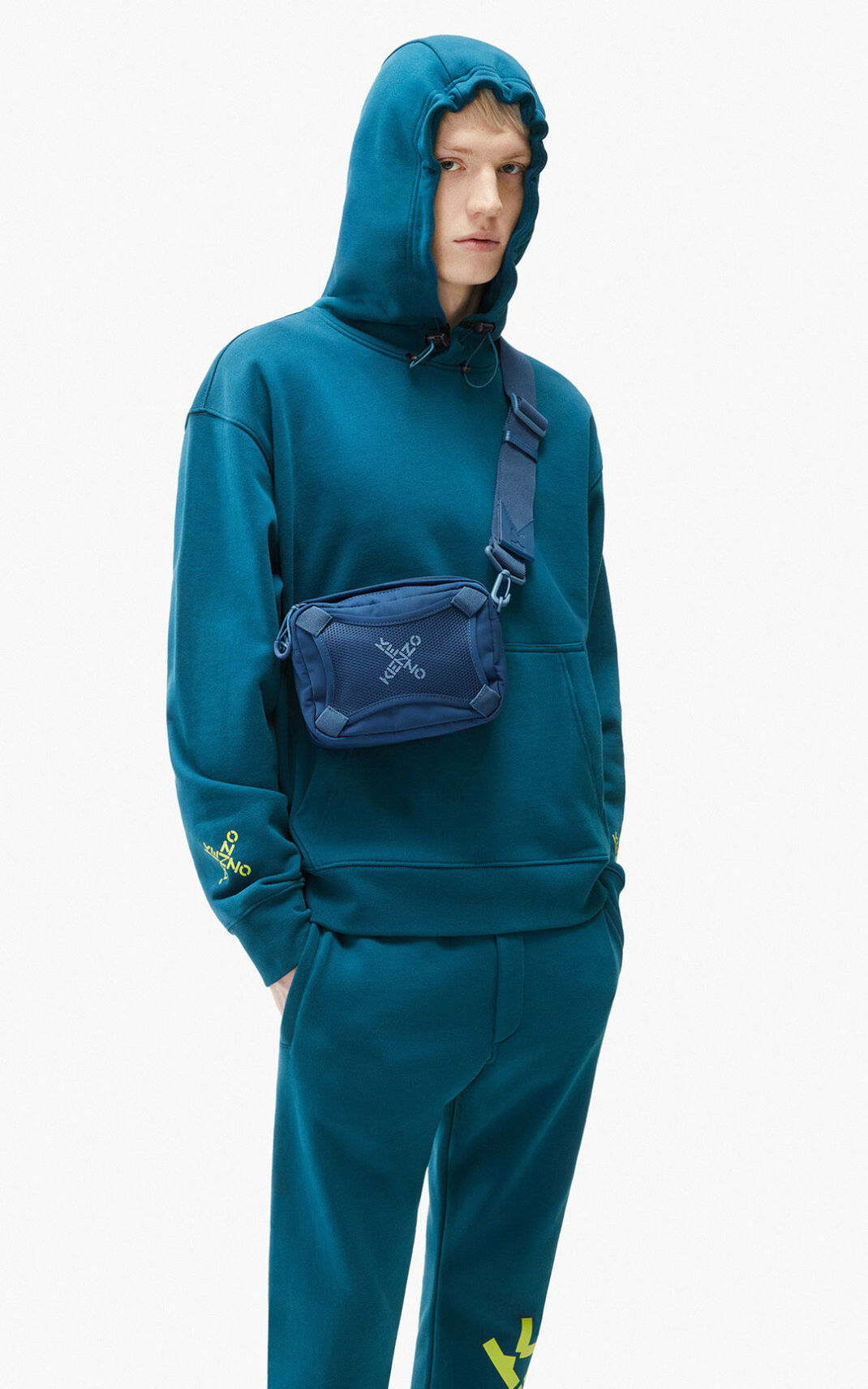 Kenzo Sport Little X ショルダーバッグ レディース 暗青 - ZOYSXN785